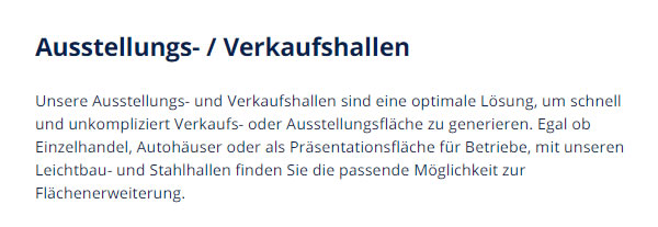Ausstellungshallen im Raum Uedem