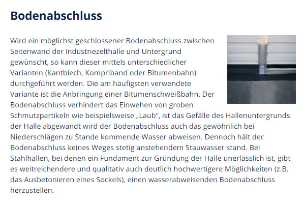 Industriehallenbau