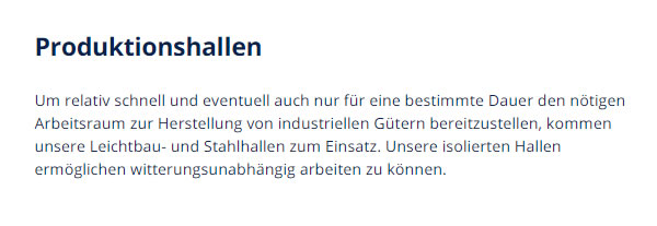 Produktionshallen